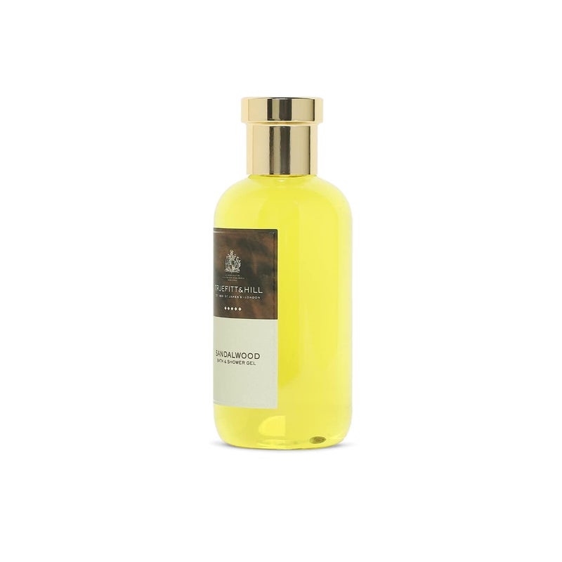 Truefitt & Hill Premium Luxury Bath & Shower Gel - Sandalwood - Rich Lather, Deep Cleanse, and Refreshing Aroma - 6.7 oz. - Image 3